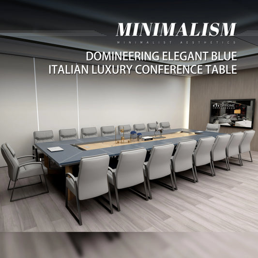 Leather decoration desk simple modern long table long table conference room table training table small conference table