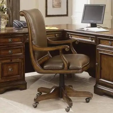 office chair. Real leather. European lift and swivel chair.3