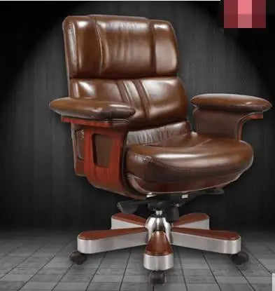 Boss chair. Real leather computer chair. Home office chair. .66