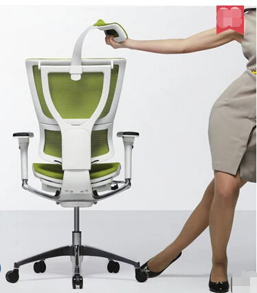 Ergonomic computer chair with women's fashion leisure fabric is the boss office chair