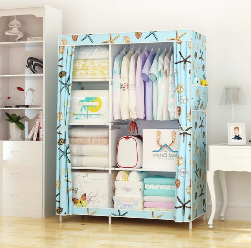 Simple Cloth Wardrobe Steel Tube Assembly