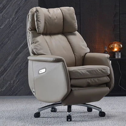 Mobilere Designer Office Chair Comfortable Modern Durable Wheels Gaming Chair Luxury Leather Chaise De Bureaux Chair Furniture