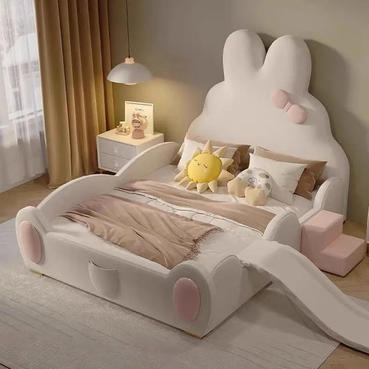 Modern Luxury Children Bed Wooden Pretty Unique Room Frame Children Bed Princess Girls Boys Cama Matrimonial Bedroom Furniture