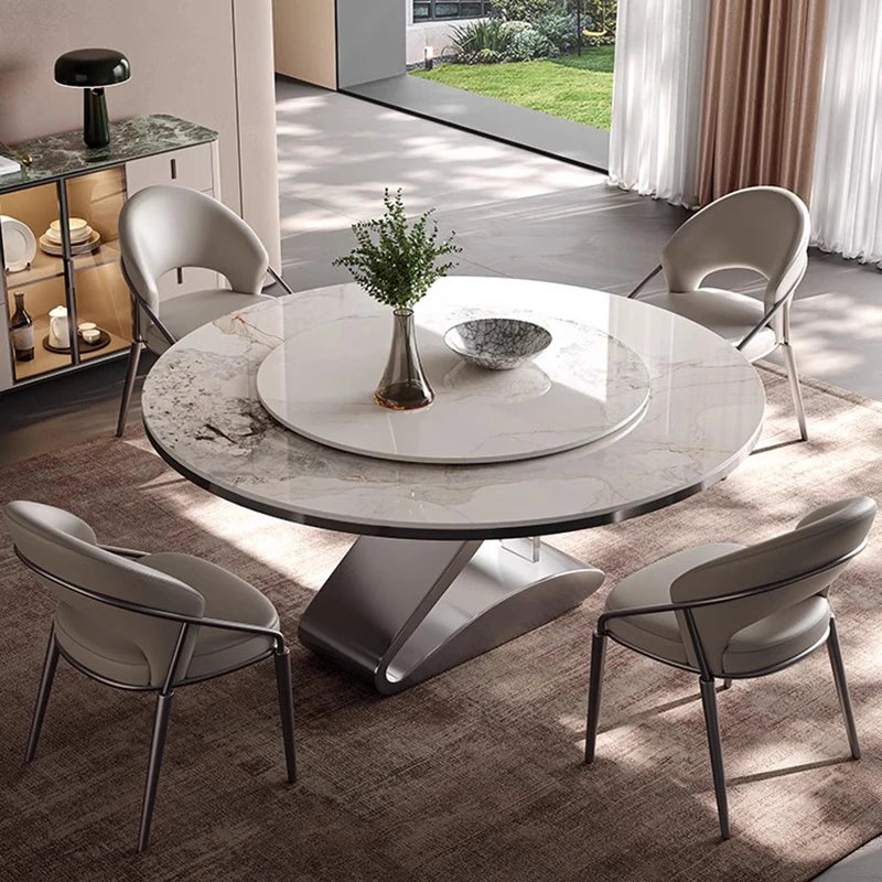 Design Arm Dining Table Set Nordic Nordic Mobile Dining Room Sets Modern Accent Sedie Sala Da Pranzo Tavolo E Sedie Pranzo DWH