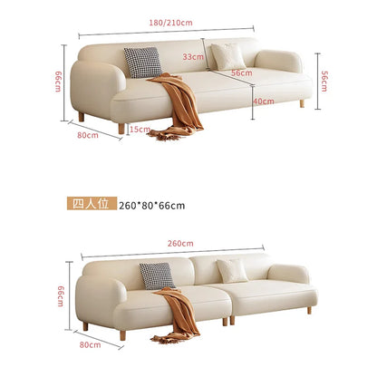 Bedrooms Modern Sofa Arm Nordic Elegant Minimalist Relaxing Sofa Comfortable Reclining Woonkamer Banken Living Room Furniture