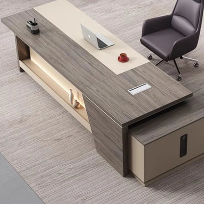 L Shape Luxury Office Desks Simple Modern Executive Reception Organizer Work Desk Computer Tavolo Da Lavoro Home Furniture