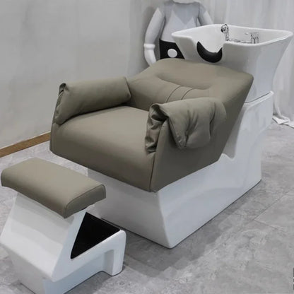 Head Spa Hair Washing Bed Stylist Water Circulation Comfort Luxury Shampoo Chair Salon Lettino Massaggio Salon Equipment MQ50XF