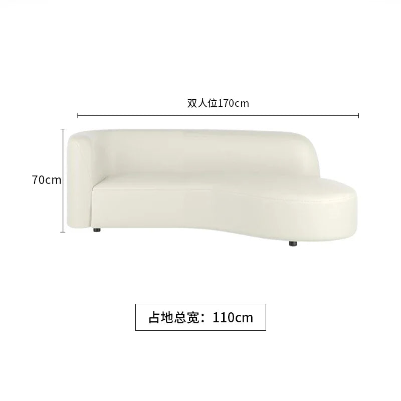 Christmas Nordic Style Sofa  Seater Foam Sponge Floor Module Couch Sectional Reading Curved Canape Salon Living Room Furniture