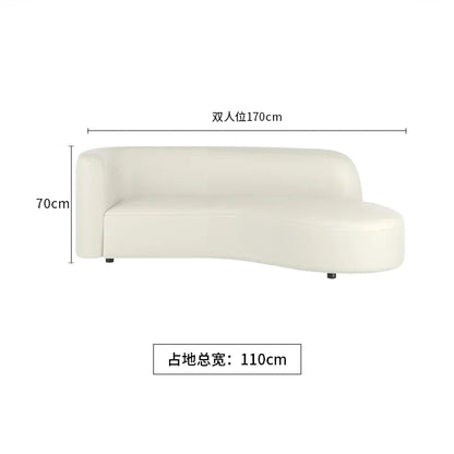 Christmas Nordic Style Sofa  Seater Foam Sponge Floor Module Couch Sectional Reading Curved Canape Salon Living Room Furniture