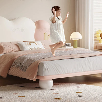 Modern Luxury House Double Bed Nordic Pretty Unique Room Frame Double Bed Princess Girls Boys Kinder Bett Bedroom Furniture