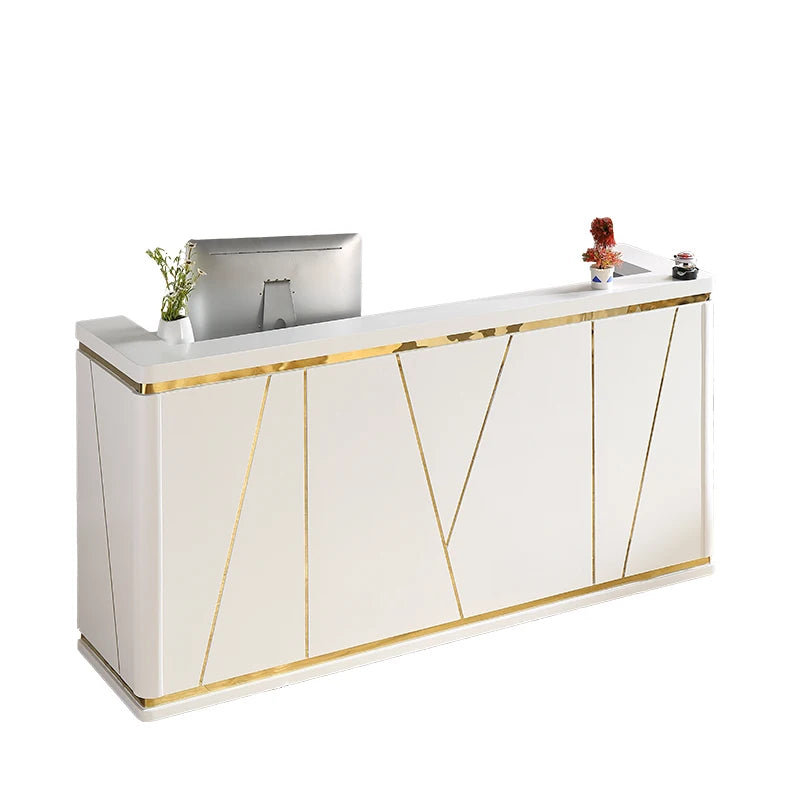 Church Pulpit Front Reception Desk Podium Lectern Bar Modern Office Cash Counter Desk Restaurant Tables White Bureau Furniture