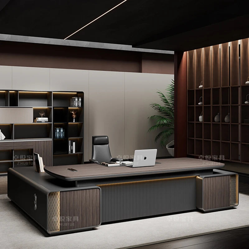 Executive Office Desk Study Table Room Desks Tables Multifunction Home Furniture Writing Tavolo Da Lavoro Accessories Reception