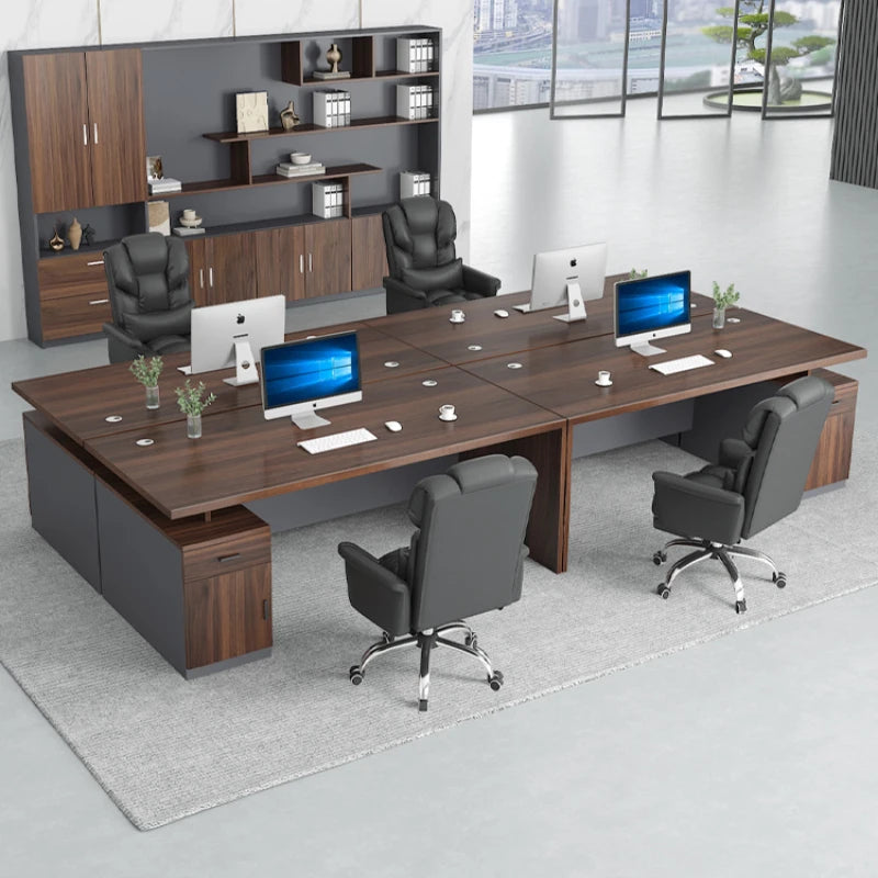 Wide Standing Computer Desk Organizer Modern Pc Gaming Office Table Study Executive Biurka Komputerowe Home Office Furniture