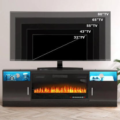 TVs Up To 80", 36" Electric Fireplace