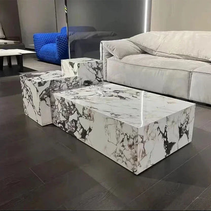 French Unique Coffee Table modern Top Office Industrial Living Room Lounge Tables Luxury Creative Couch Tisch Square Furniture