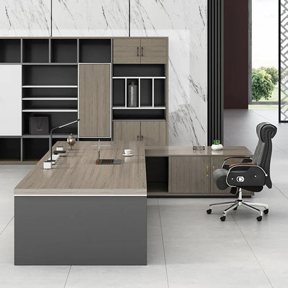 Conference Study Table Gaming Meeting Corner Computer Console Table Drafting Boss Mesas De Computador Office Desk Furniture