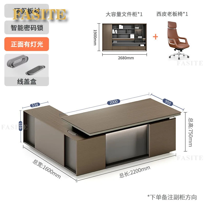 Standing Computer Desk Gaming Organizer Executive Reception Study Office Desk Corner Writing Compuatador Furniture