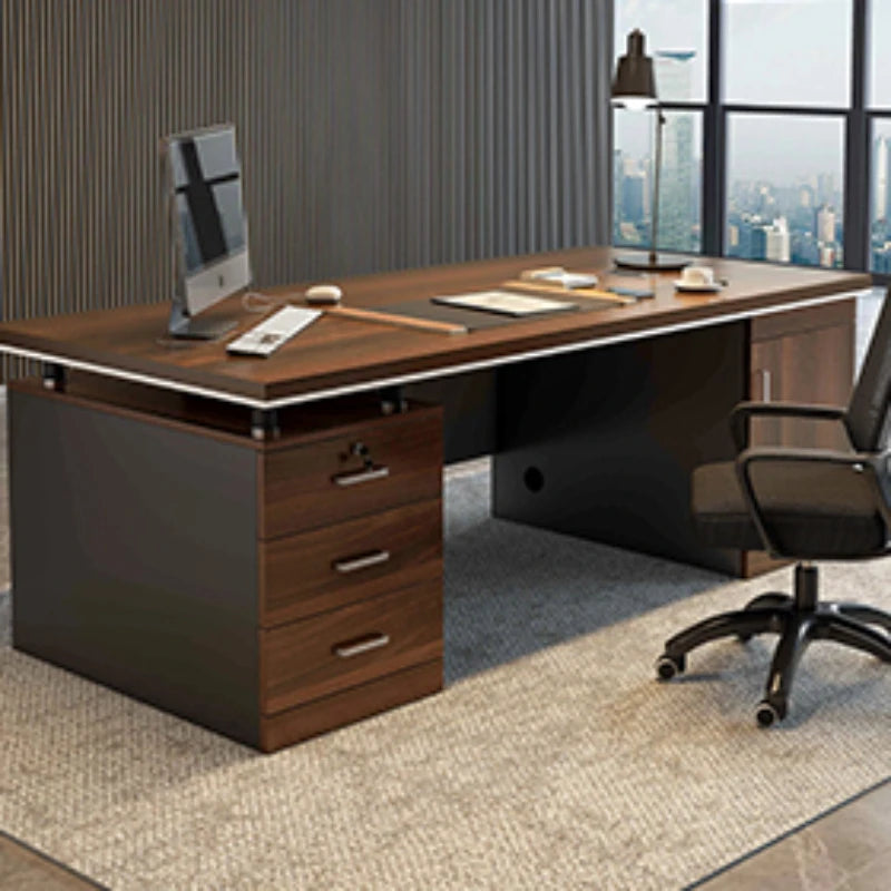 Reception Executive Office Desk Work Accessories Study Luxury Office Desk Drawers Muebles Para Oficina Office Furniture MZ50OD