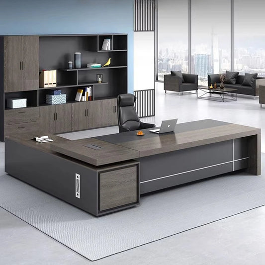 Executive Corner Office Desk Vanity Standing Reception Luxury Office Desk Computer Scrivania Ufficio Lavoro Home Furniture