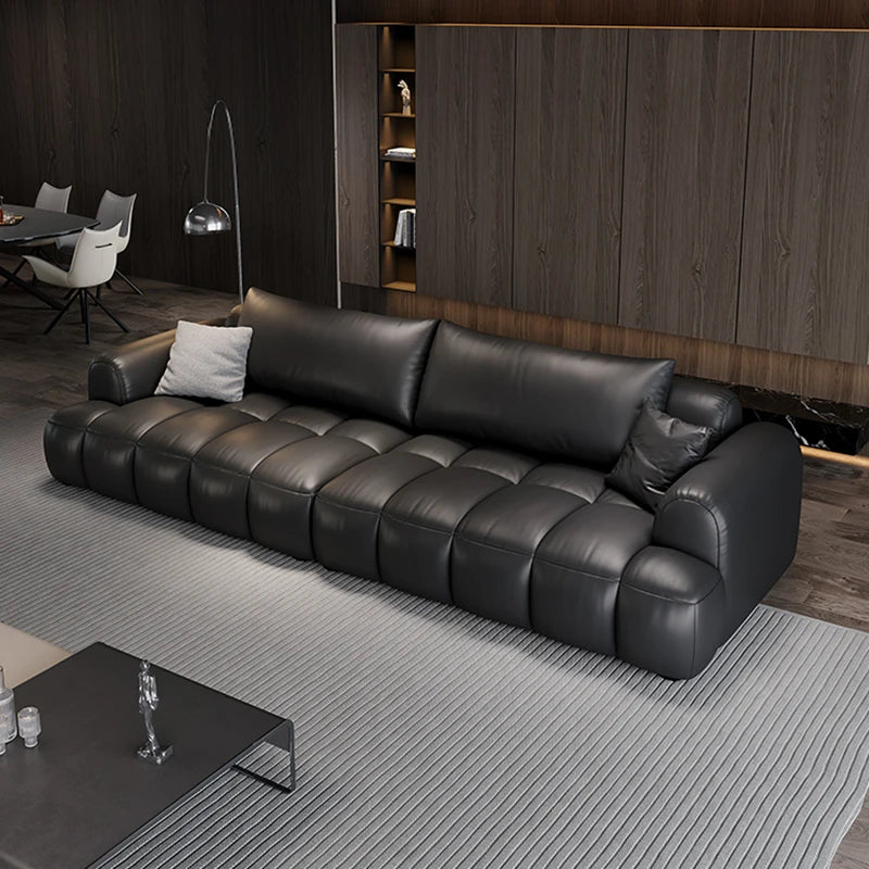 Floor Lounge Salon Furniture Recliner Cloud Sectional Nordic Living Room Sofas Leather Sofa Sala De Estar Bedroom Furniture