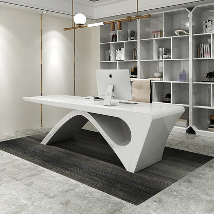 White Drawers Office Desks White Student Luxury Modern Home High Executive Work Desk Pc Tavolo Scrivania Ufficio Furniture