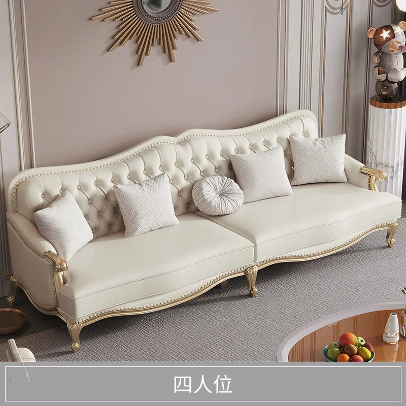 Genuine Leather Living Room Sofa Couch Modern Italiano Massage Luxury Sleeper Wooden Floor Sala Sofa Muebles Garden Furniture