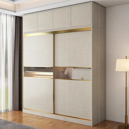 Clothes Storage Wardrobe Modern Luxurious Bedroom Organizer Wardrobe Sliding Doors Multifunction Armario Multiuso Room Furniture