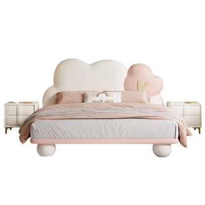 Modern Luxury House Double Bed Nordic Pretty Unique Room Frame Double Bed Princess Girls Boys Kinder Bett Bedroom Furniture