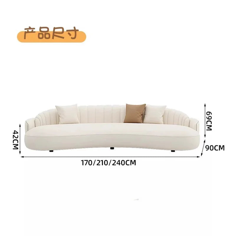 Faux Leather Modern Sofas Minimalist White Nordic Sectional Sofa Floor Lazy Salasy Sofas Muebles Elegantes Modernos Furniture