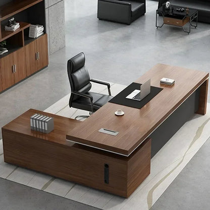 Luxury Office Table Desks Designer Ceo Executive Desk Manager L Shaped MDF Table New Modern Office Furniture Office Table