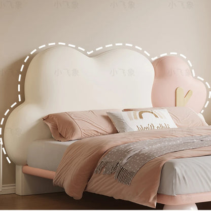 Modern Luxury House Double Bed Nordic Pretty Unique Room Frame Double Bed Princess Girls Boys Kinder Bett Bedroom Furniture