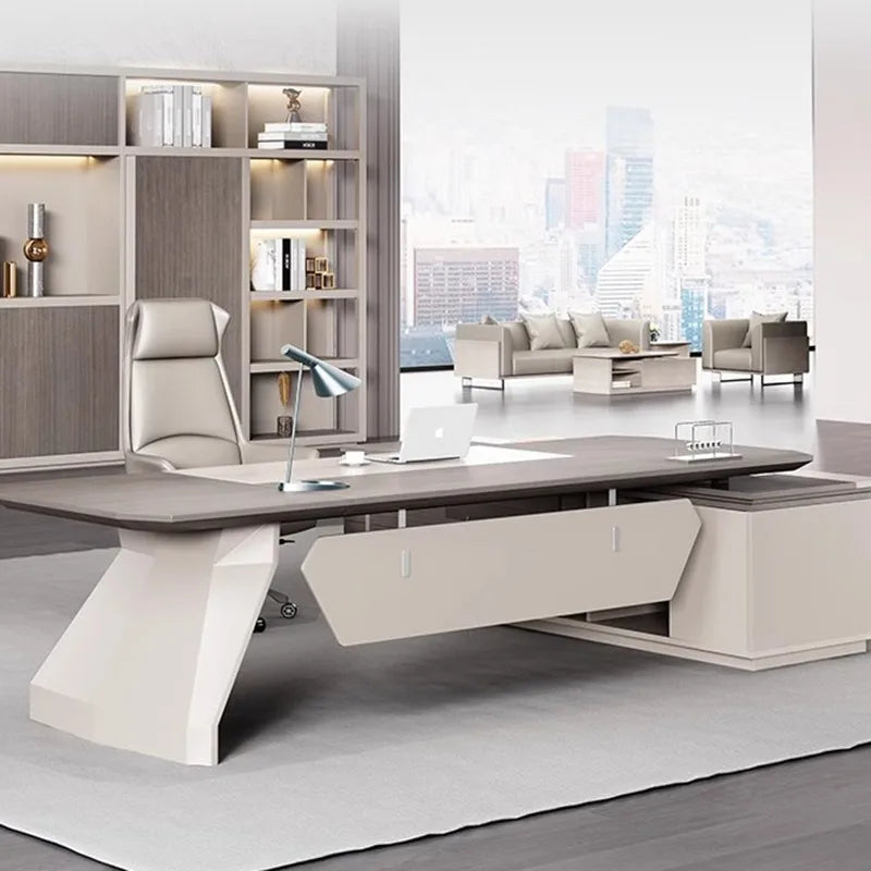 Luxury Work Desk Gaming Computer Coffee Meeting Room Executive Office Organizer Work Desk Workstation Tavolino Modern Furniture