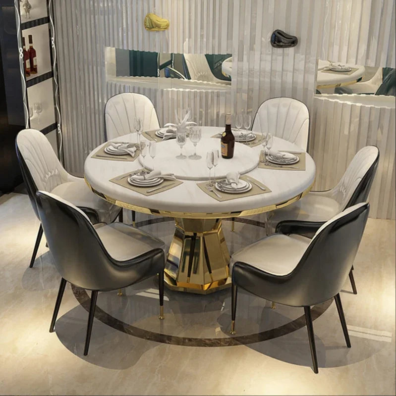 Hot Sale Marble Home Furniture Dining Room Table Sets