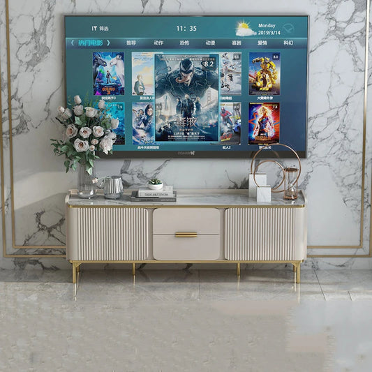 Nordic Fireplace Tv Stand Modern 55 Inch Floor White Tv Stand Table Cabinet Tv Cabinet Archivadores Muebles Para Casa Furniture