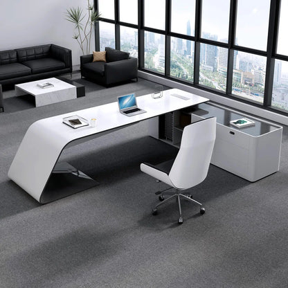 Storage L Shaped Office Desk Executive Supplies Modern Floor Computer Desks Modern European Mesa De Computador Theater Furniture