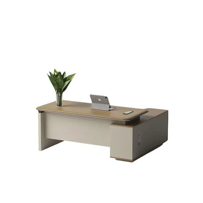 Standing Study Writing Desk Corner White Gaming Executive L Shaped Desk Shelf Storage Mesas De Computador Furniture Desk