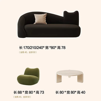 Nordic Lounge Chair Luxury Designer Elegant Minimalist Modern Sofa Relaxing Comfortable Salas Y Sofas Muebles Puff Armchair Bag