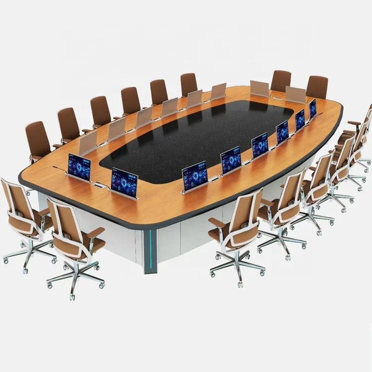 Office Conference Table Rectangular Meeting Desk Company Paperless Office Room Commercial Furniture Office Conference Room Desk