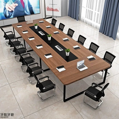 Conference Table Large Conference Room Long Table Office Furniture Negotiation Training Table