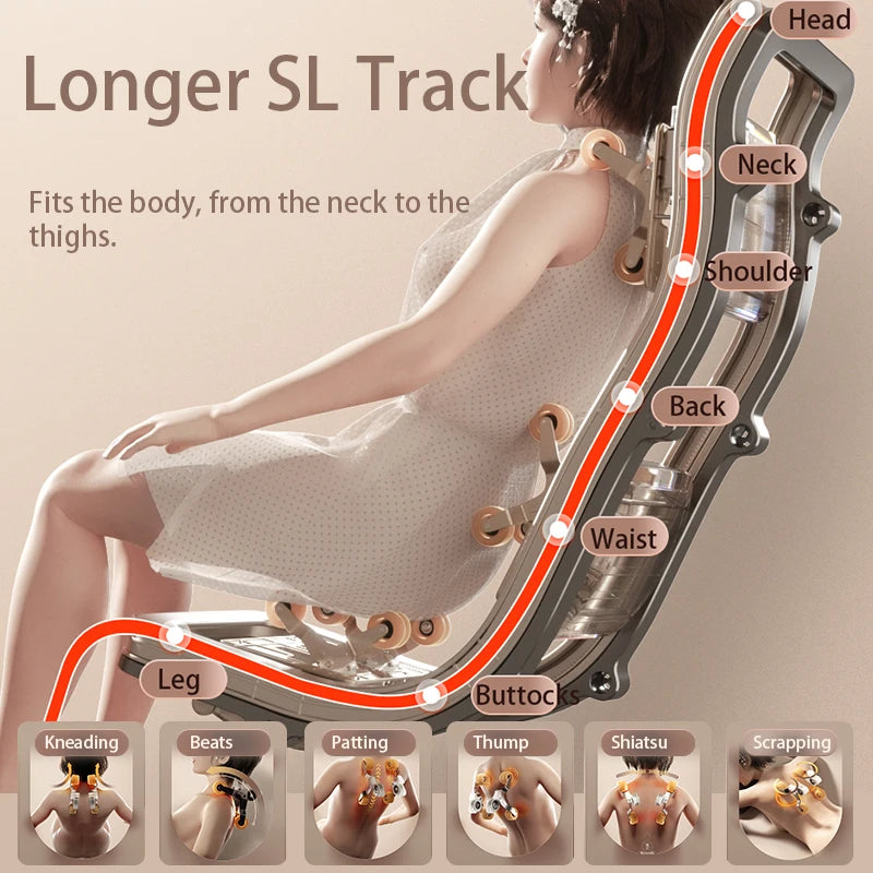 Jare K8 Zero Gravity Massage chair 2024 new Cheaper Price Full Body Airbags Heating Home Relax SL Track  Massage Chair