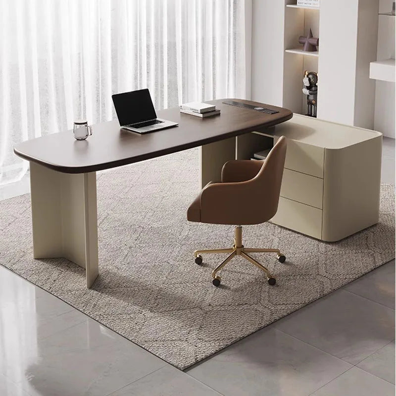 Organizers Adjustable Office Desk Drawers Corner Conference Executive Computer Desks Supplies Modern Mesa Escritorio Furniture