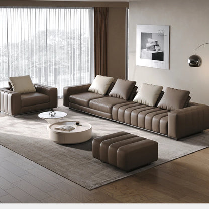 Leather Floor Living Room Sofas European Quilted Mid Century Luxury Sofas Modern Small Mobili Per La Casa Prefabricated House