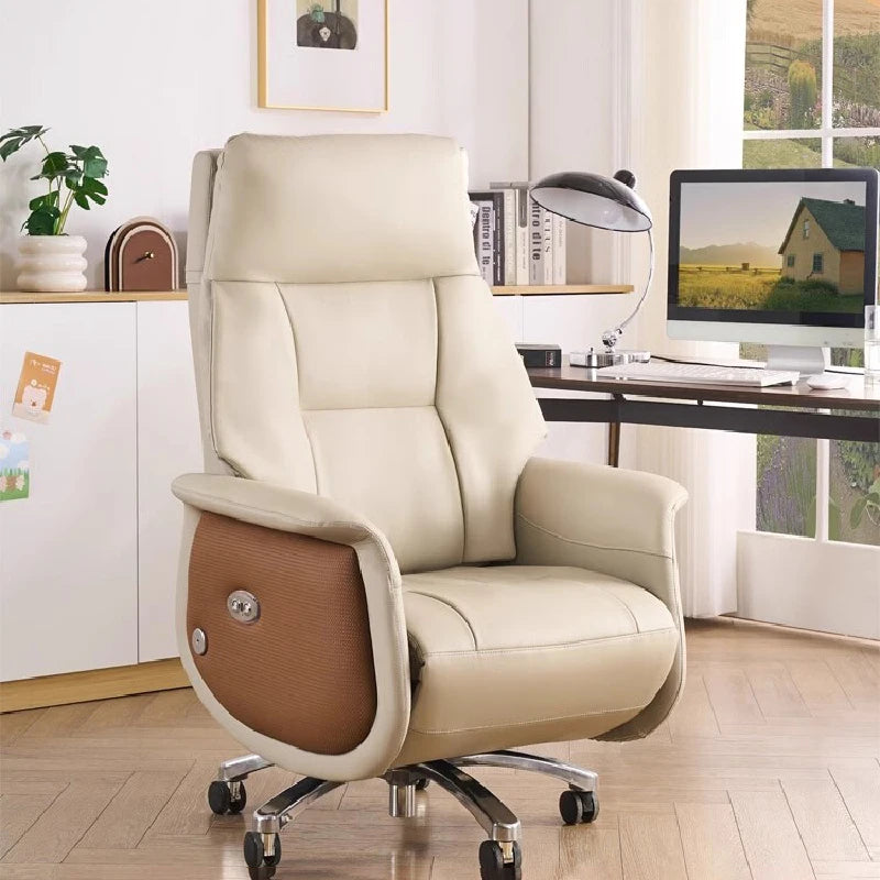 Ergonomic Recliner Office Chair Mobile Designer Massage Luxury Comfy Swivel Boss Chair Computer Silla Escritorio Home Furniture