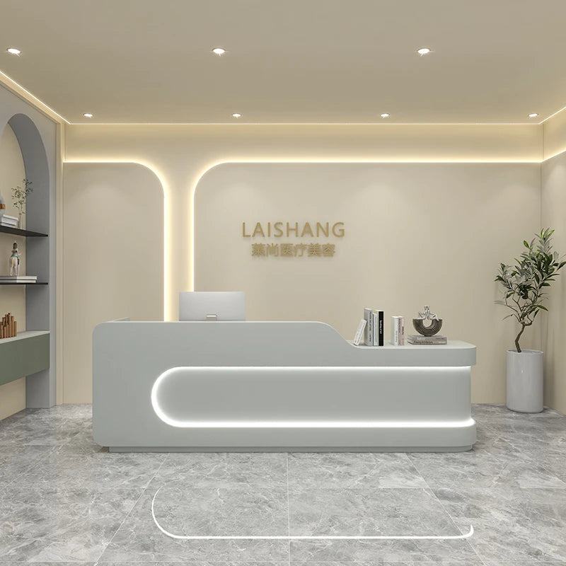 Counter Reception Desk Bar Counter Cashier Dental Clinic Clothing Store Medical Beauty Training Institution Recepcja Furniture