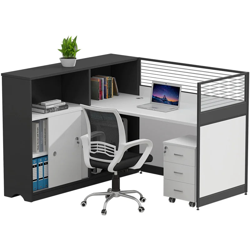 1 to 8 Person Office partition desk Staff table Cubicle workstation desk set commercial office furniture executive office table