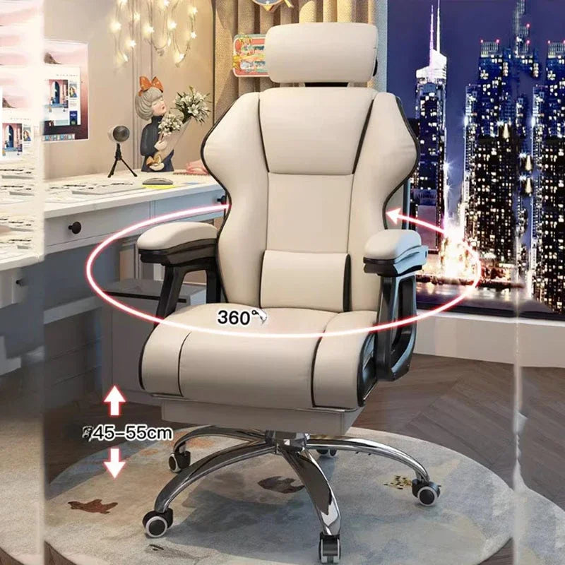 Fancy Armpad Recliner Office Chair Low Price Footrest Lounge Comfy Office Chair Kawaii Modern Cadeira De Gamer Salon Furniture