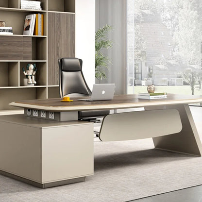 Luxury Executive Desk Tables Fashion Storage Large Studio Elegant Professional Office Desk Wood Table Ordinateur Home Furniture