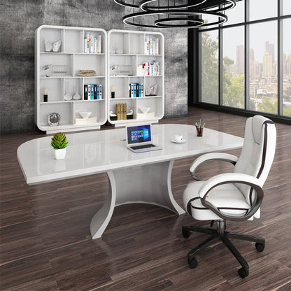 Conference Office Standing Desk Executive Work Monitor Modern Office Desk Meeting L Shaped Escritorio Para Compuradora Furniture