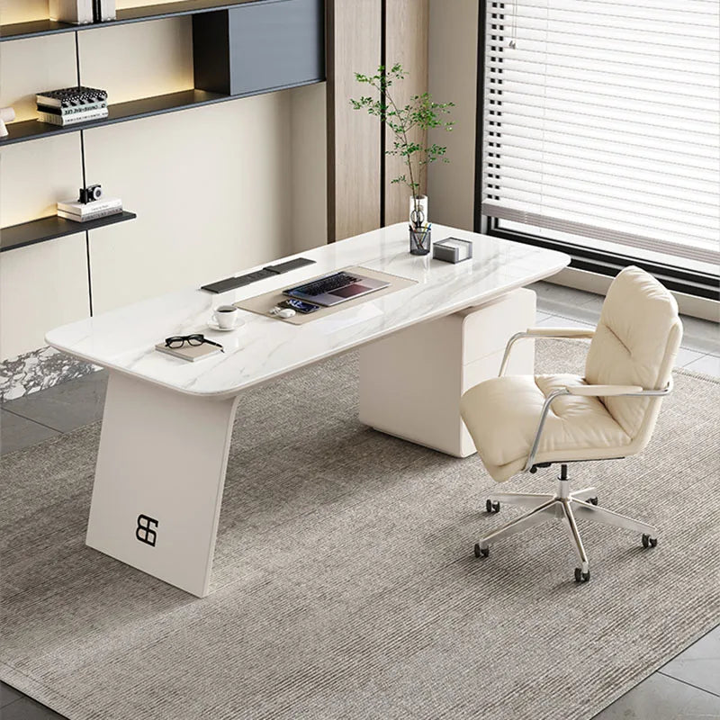 Study Conference Office Desk Storage Modern Setup Workbench Gaming Office Tables Shelf Scrivania Bianca Office Furniture