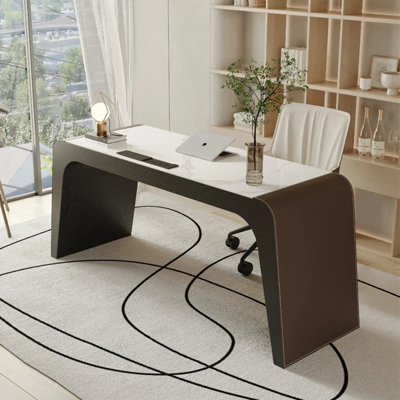 Luxury Modern Work Table Drawers Computer Console Workstation Office Desk Executive Writing Tavolo Da Lavoro Office Furniture